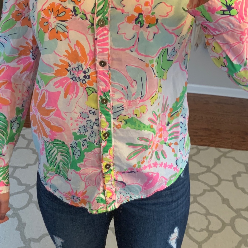 Lilly Pulitzer for Target floral button down